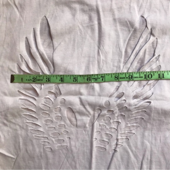 Adam Levine Black White Wing Back Design Tee, NWT, M - Picture 7 of 10